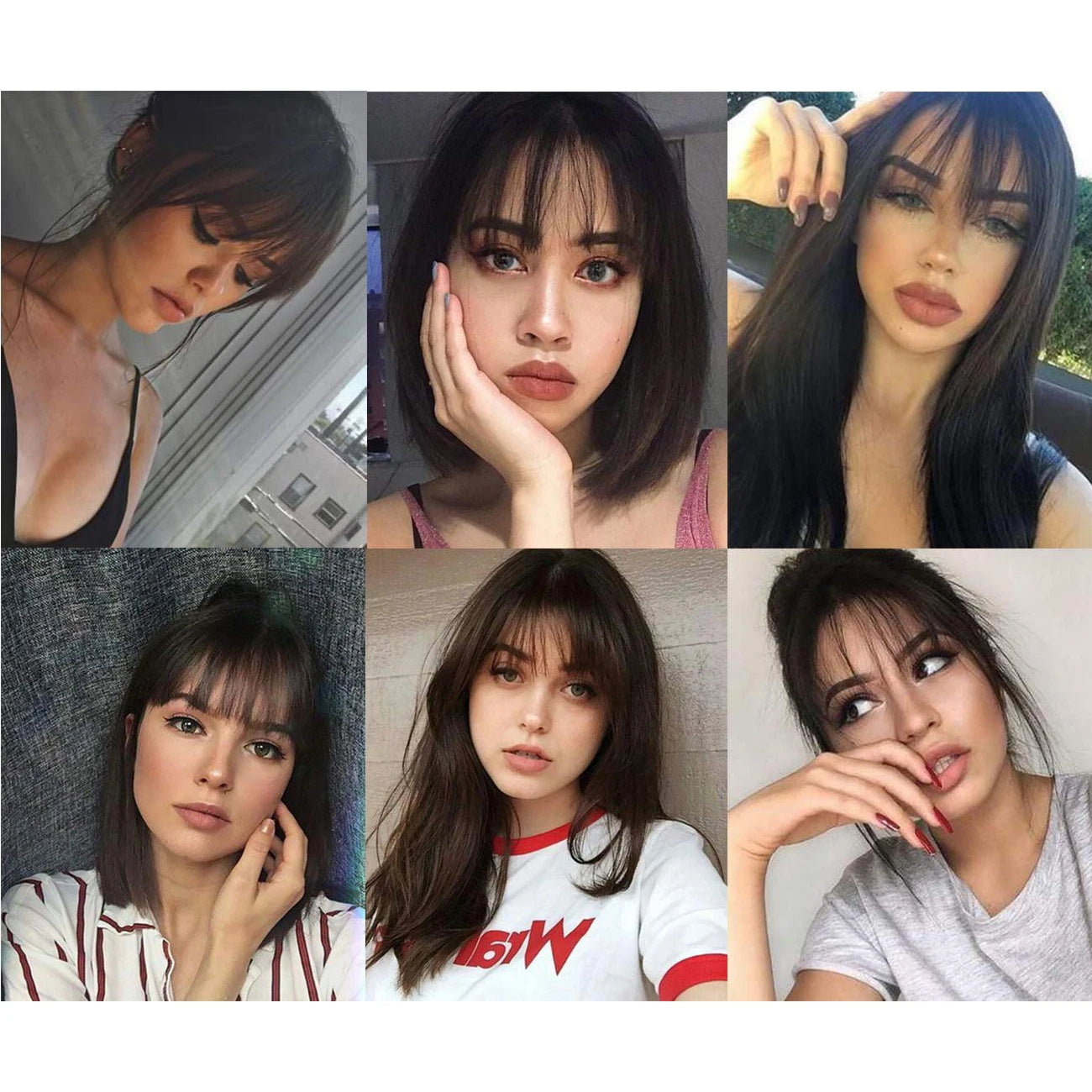 We-ART™ Clip in Bangs (Real Hair)